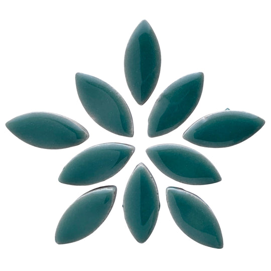 Ceramic Petals 25mm Phthalo Green