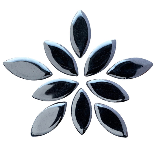 Ceramic Petals 25mm Silver