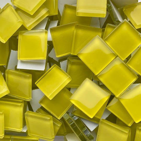 Crystal 20mm Citronově žlutá