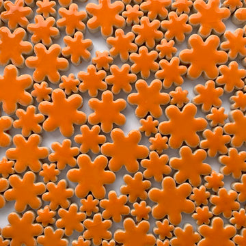 Charms Blumen Orange