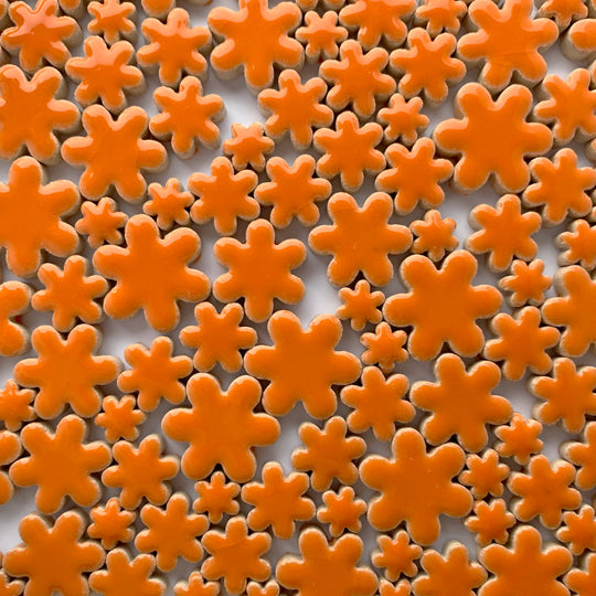 Přívěsky Květiny Oranžové