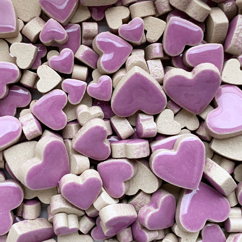 Charms Herzen Violett