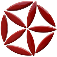 Ceramic Ellipse  Red