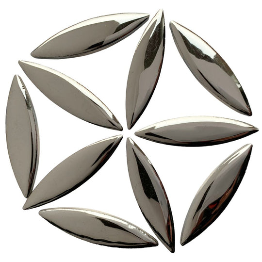 Ceramic Ellipse  Silver