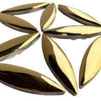 Mosaiksteinen Ellipse  Gold