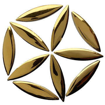 Ceramic Ellipse  Gold