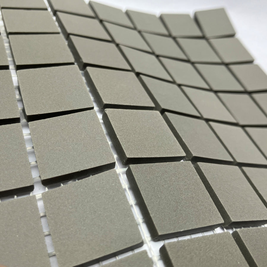 Winckelmans Ardoise – matné mozaikové dlaždice 20x20 mm na síťce