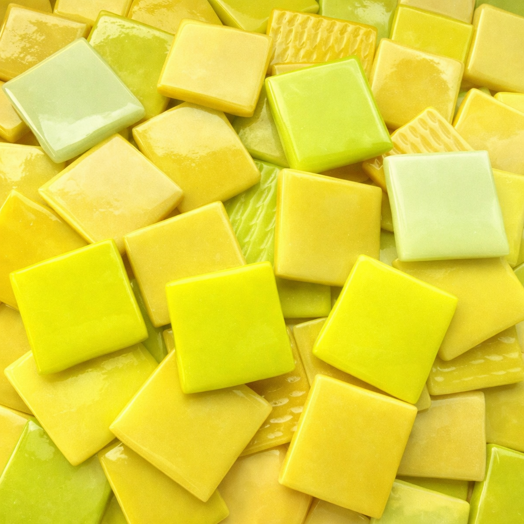 Fantasy Glas 25mm Gelb Mix