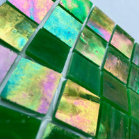 Glacier Tiffany Glass Mosaic 20mm  Grasshopper