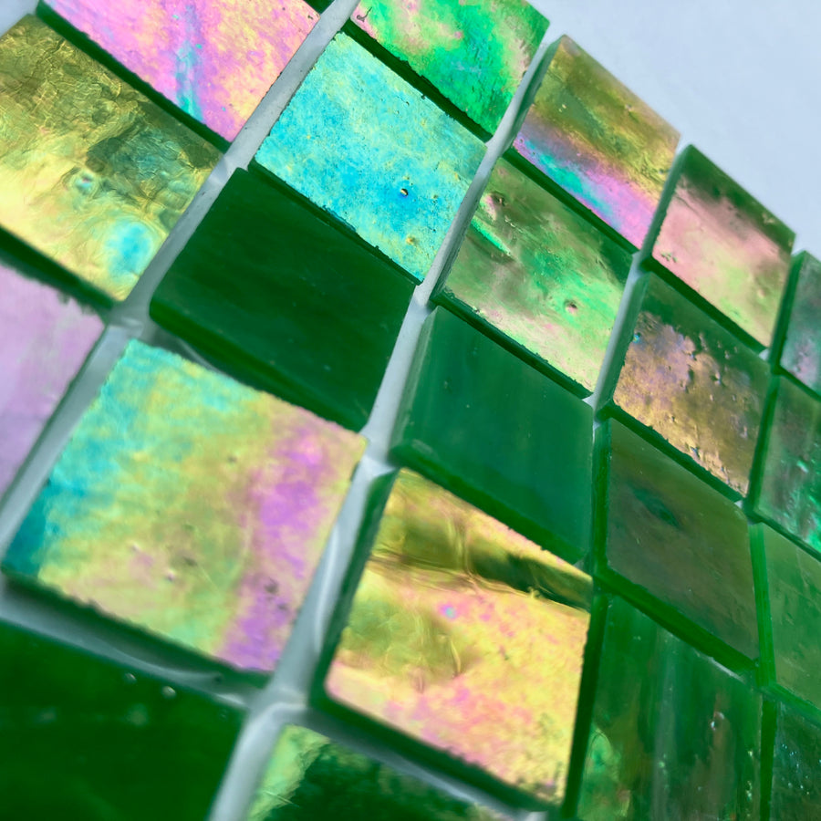 Glacier Tiffany Glass Mosaic 20mm  Grasshopper