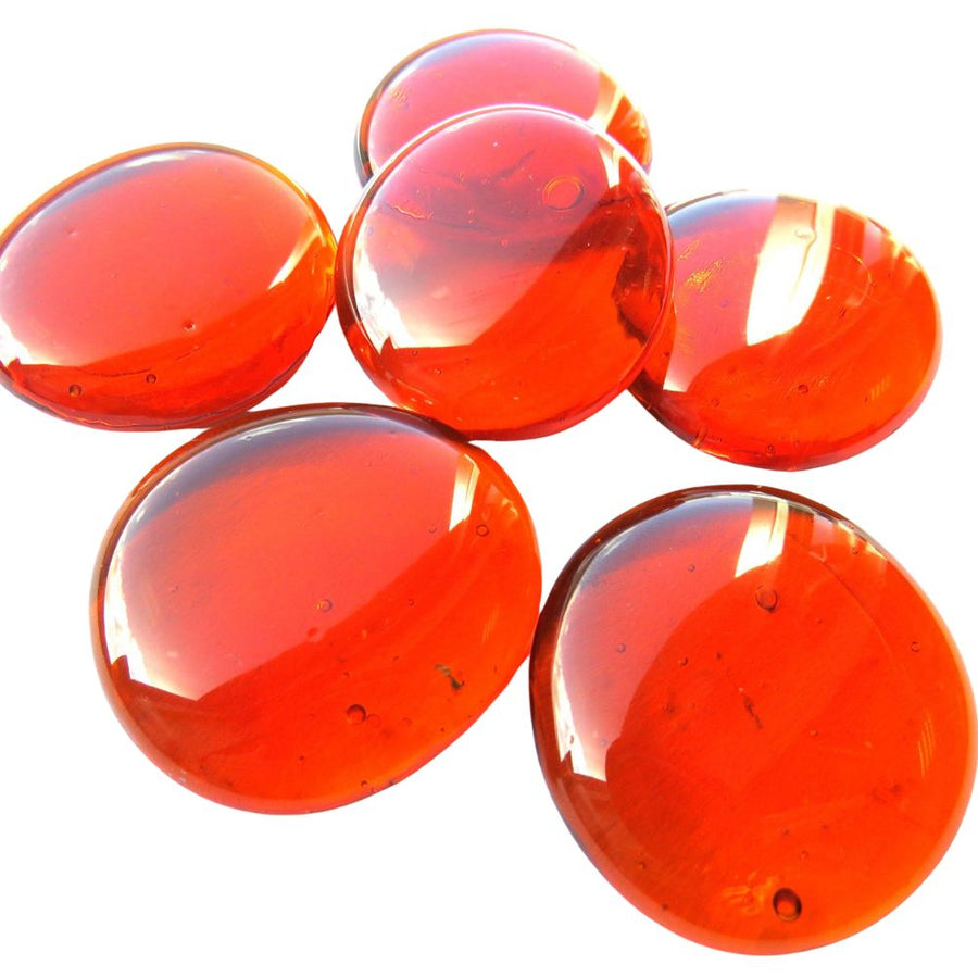 Glasnuggets 16-20mm  Kristallorange