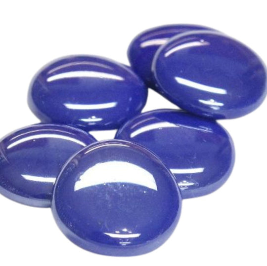 Glass Nuggets XL 30-36mm Opal Blue