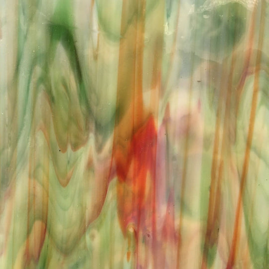 Skleněná deska zelená červená mramorovaná