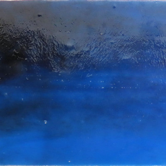 Skleněný talíř Deep Space Blue