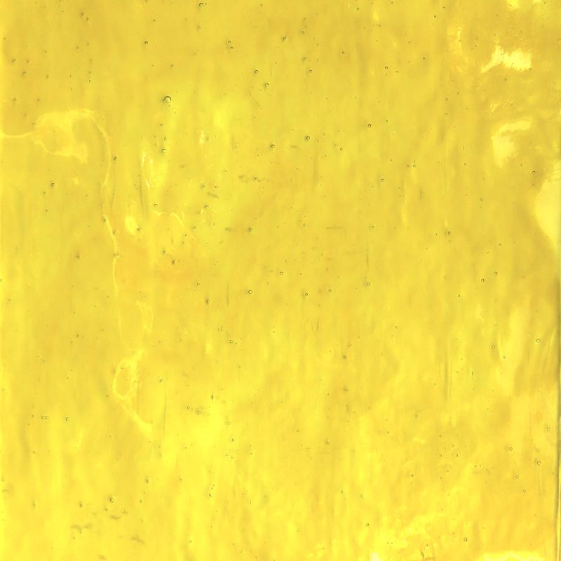 Glass Plate Yellow Wavy 