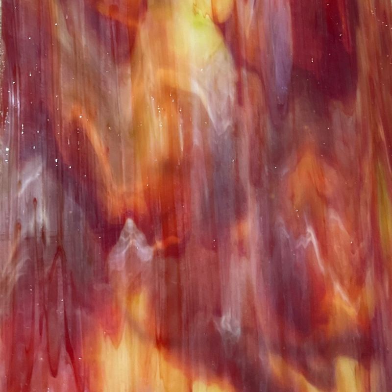 Glass plate Sunrise