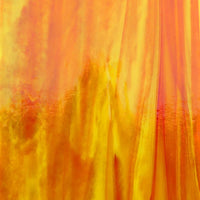 Glass Plate Dark Orange Yellow