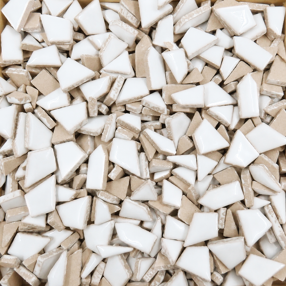Mini keramické puzzle Bílá