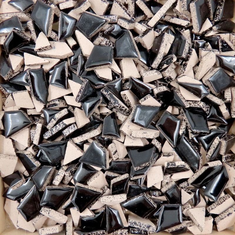 Mini keramické puzzle Černá