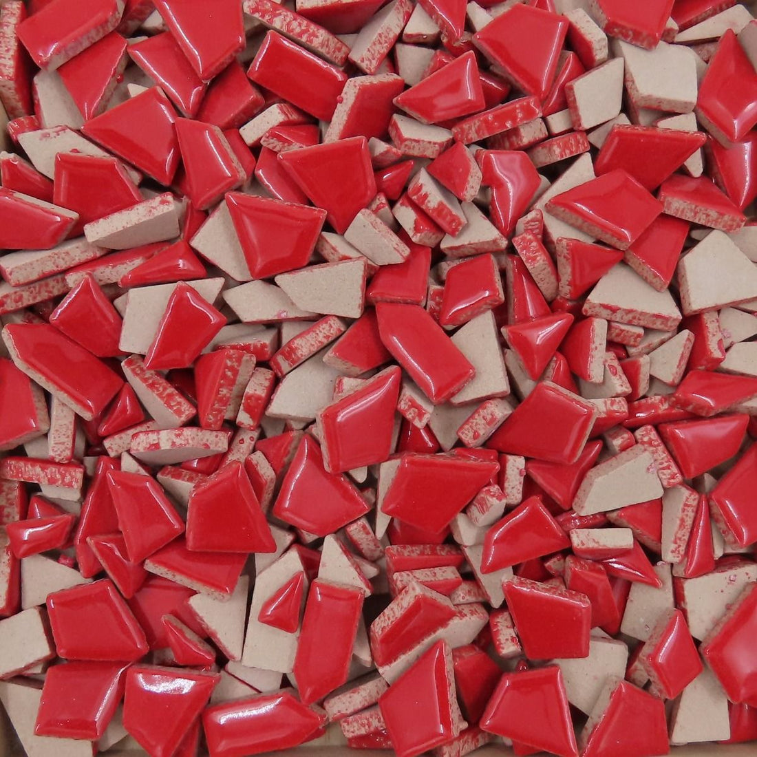Mini keramické puzzle Červená