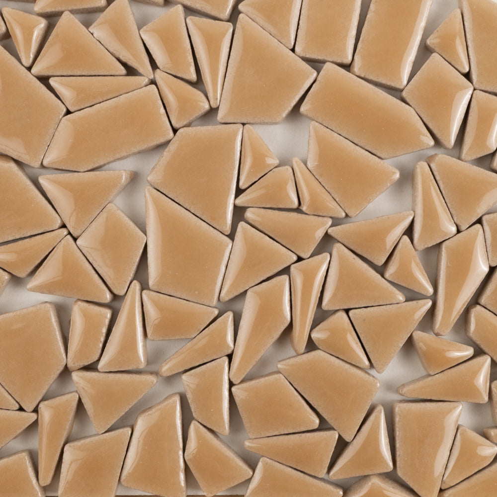 Mini keramické puzzle Světle hnědá