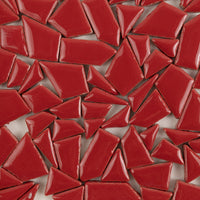Mini keramické puzzle Červená