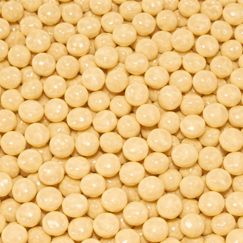 Mini kolečka 8mm krémová