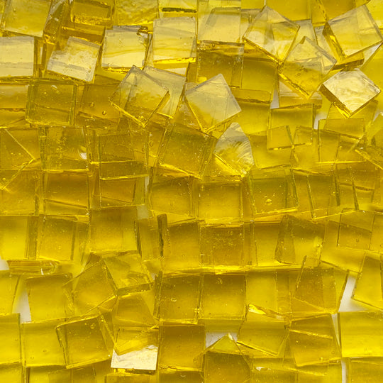 Skleněná mozaika Tiffany Glacier 15mm Citron