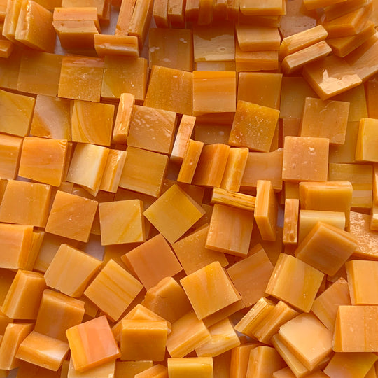 Skleněná mozaika Tiffany Glacier 10mm Mango