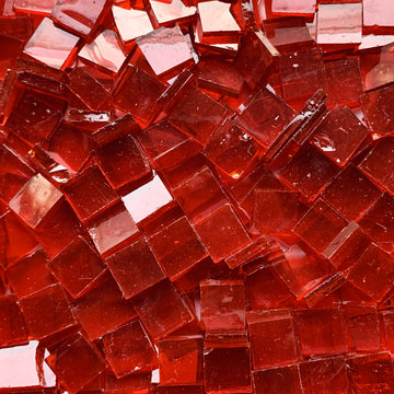 Glasmosaik Tiffany-Glas 10mm  Rubin