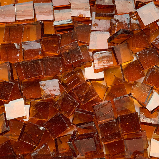 Skleněná mozaika Tiffany Glacier 10mm Marron