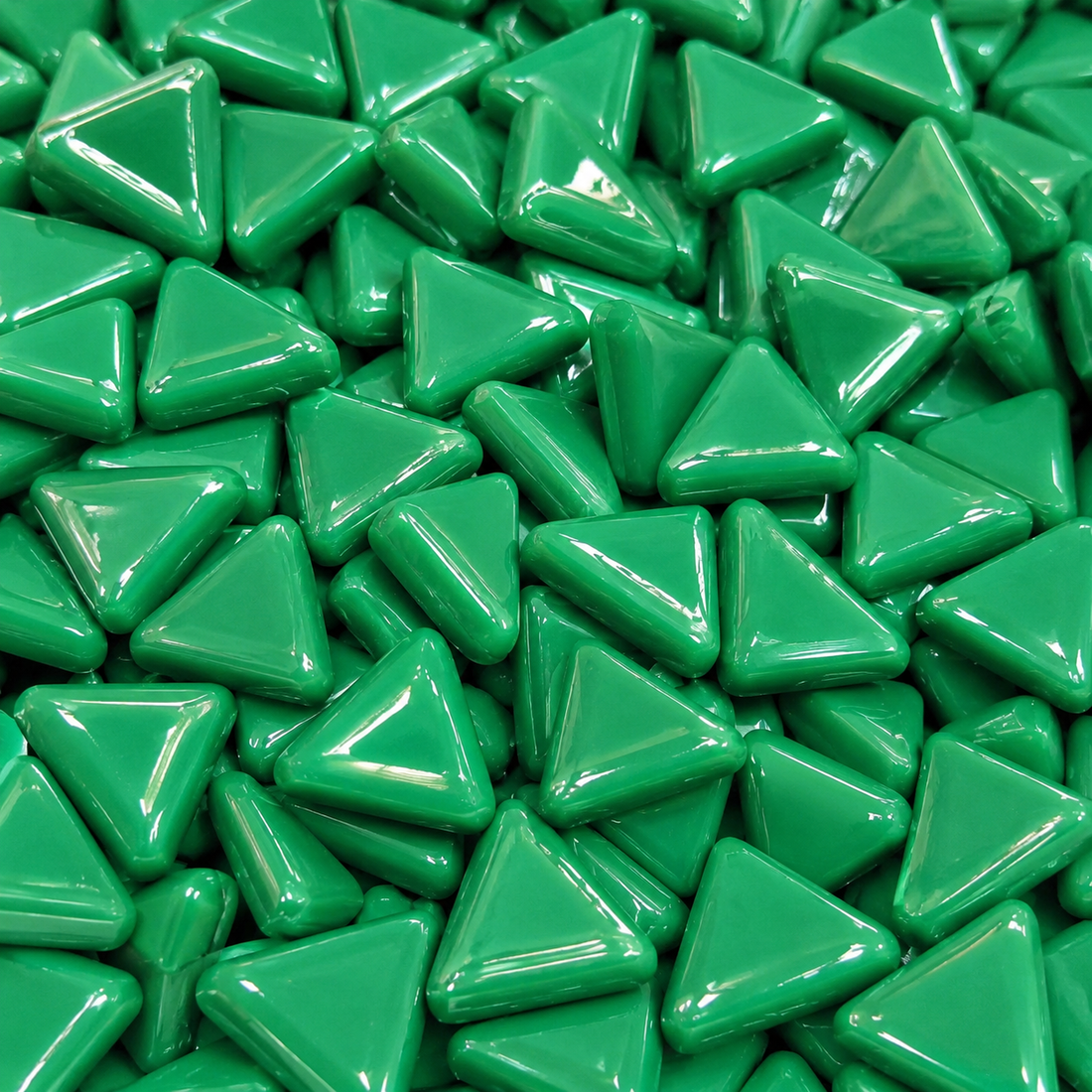 Mini Glasmosaik Dreieck Fichtengrün