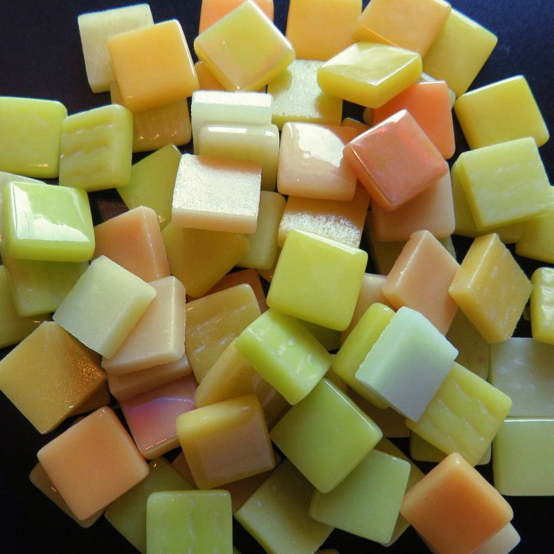 Ottoman 12mm žlutá směs