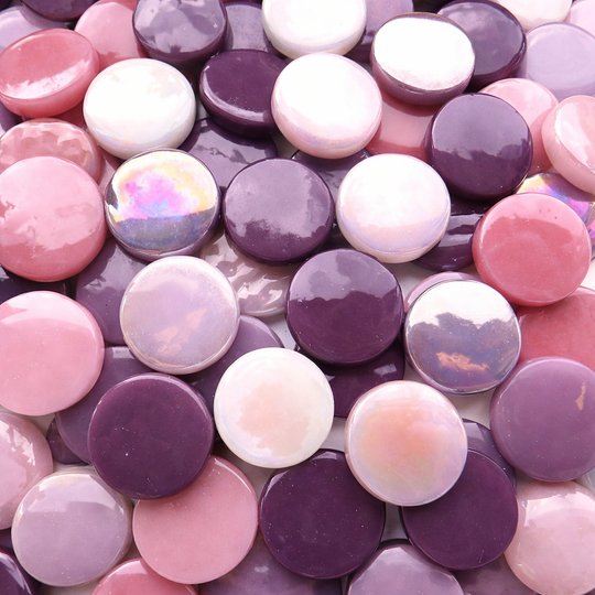Rounds 18mm  Purple Mix