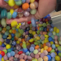 Skleněné korálky 12mm Calypso směs