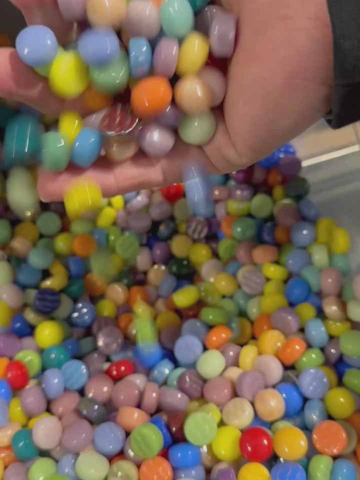 Skleněné korálky 12mm Calypso směs