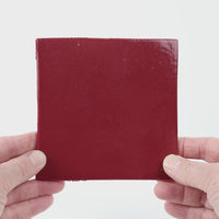 Video showing Morasutti Smalti mosaic tile – red – 11.5 x 11.5 cm, rotated to show full tile