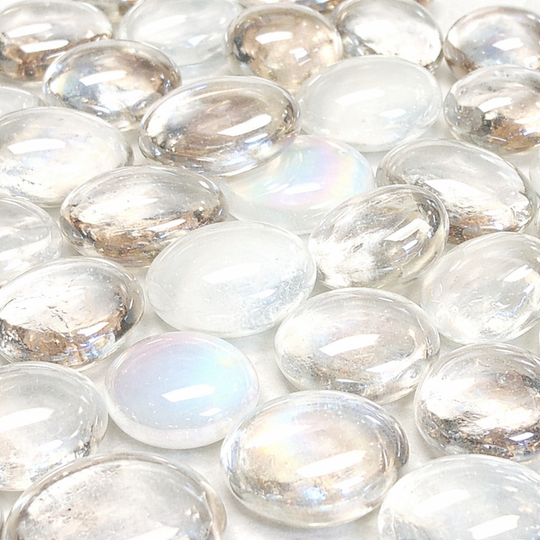 Glass Nuggets 16-20mm  White Mix