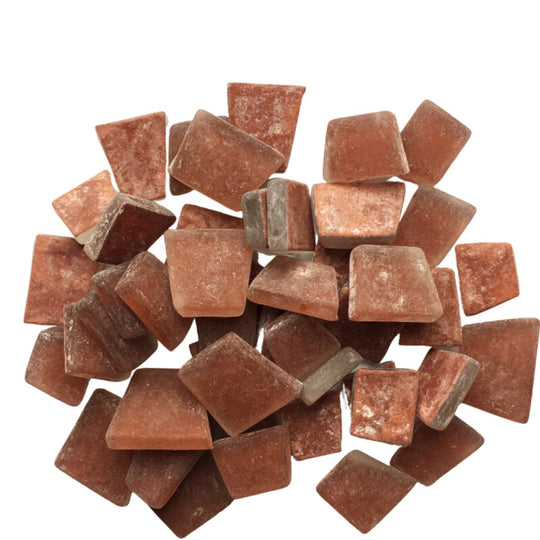 Plážové sklo cihlově červená