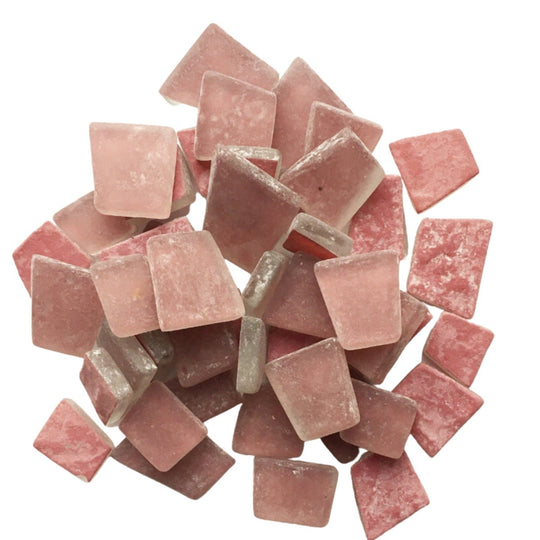 Plážové sklo tmavě růžová