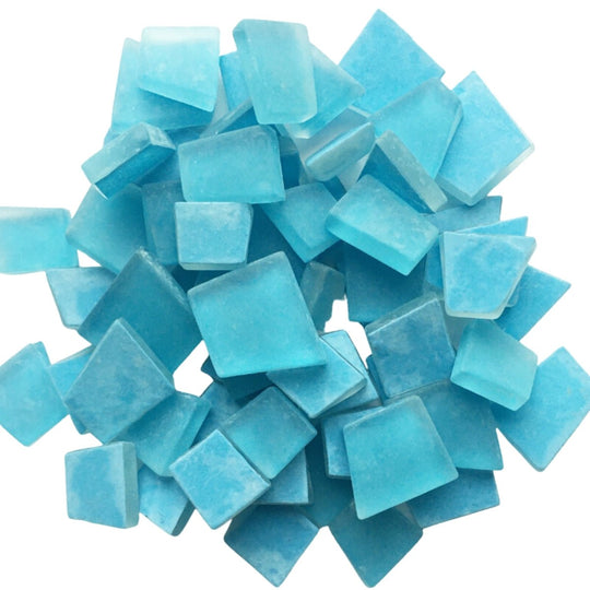 Plážové sklo Tyrkysová