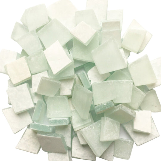 Plážové sklo Bílý