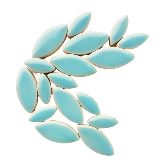 Ceramic Petals  Azure