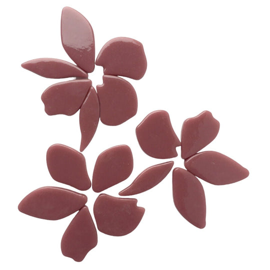 Skleněné okvětní lístky Malina