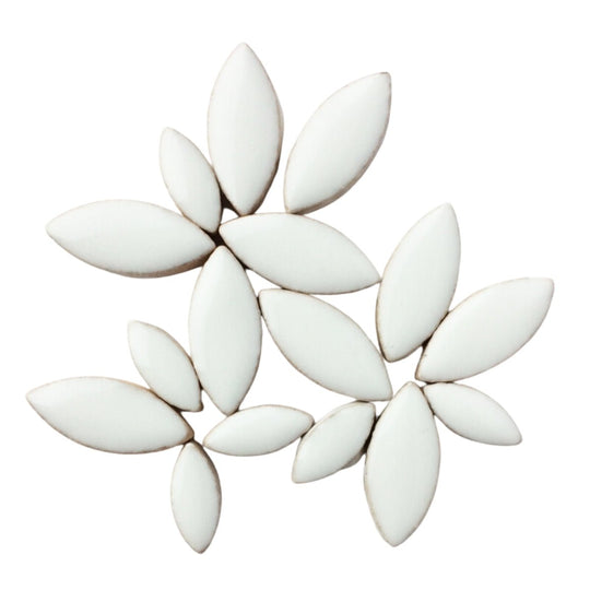 Ceramic Petals  White