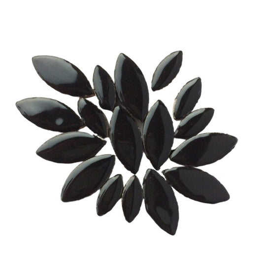 Ceramic Petals  Black
