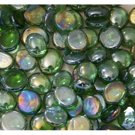 Glass Nuggets 16-20mm  Green Diamond