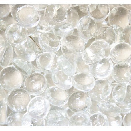 Skleněné kapky 16-20mm Křišťál