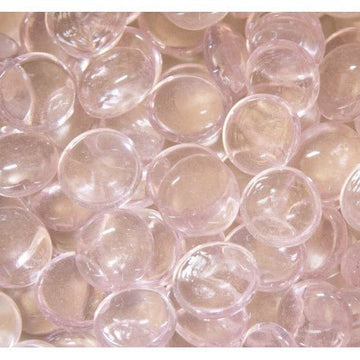 Verre Mosaique - glass mosaic -Glasmosaik-glasmozaïek-Glasdruppels 16-20mm Kristalroze - mosaicshop