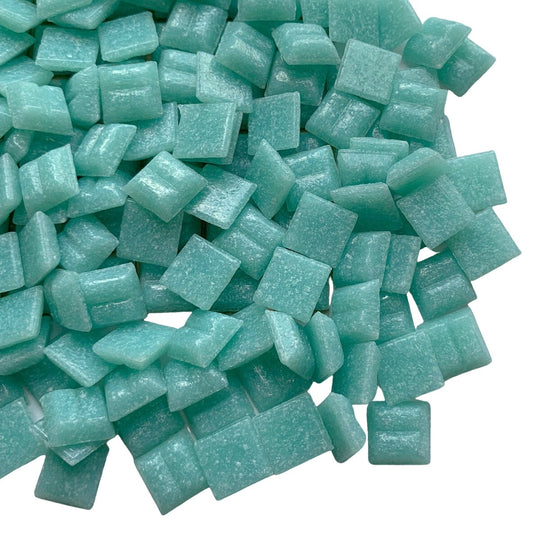 Skleněná mozaika 10mm Karibská modrá